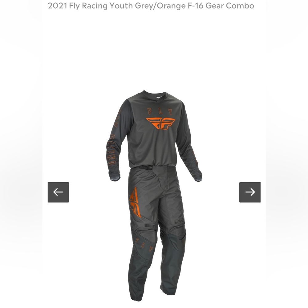 2021 Fly Racing Youth F-16 Pant/Jersey Set